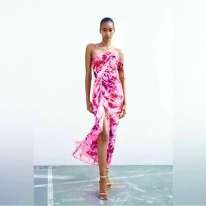 Zara Pink Ruffle Dress